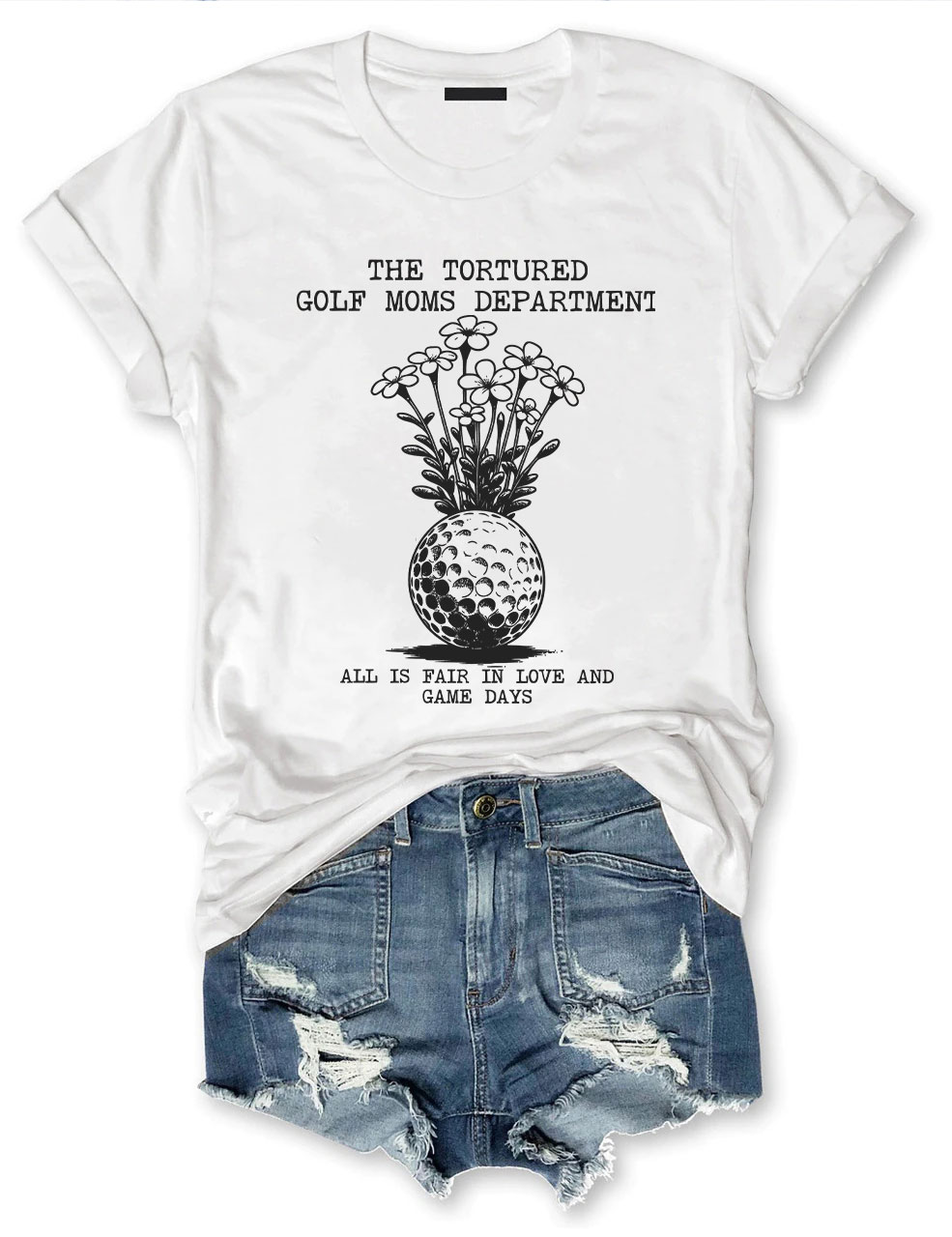 Tortured Golf Moms Department T-shirt