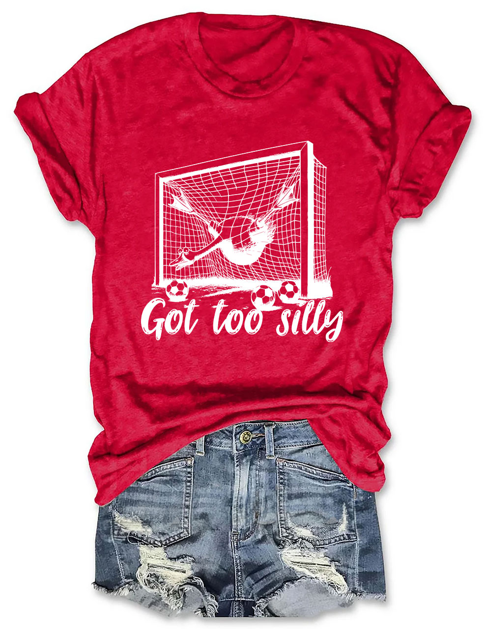 Got Too Silly Goose Funny Soccer T-shirt