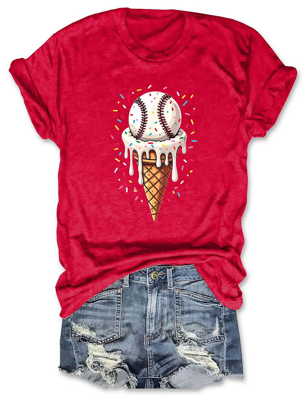 Baseball Ice Cream T-shirt