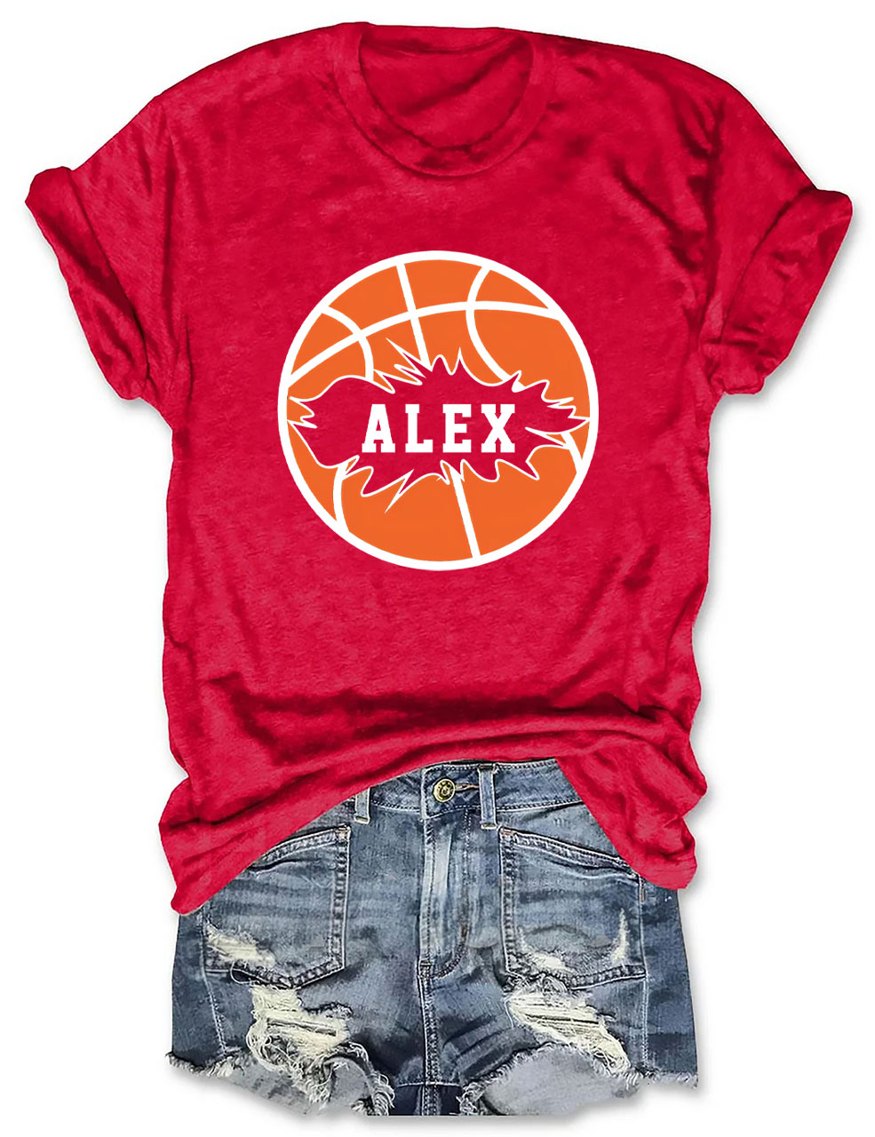 Custom Basketball  T-shirt