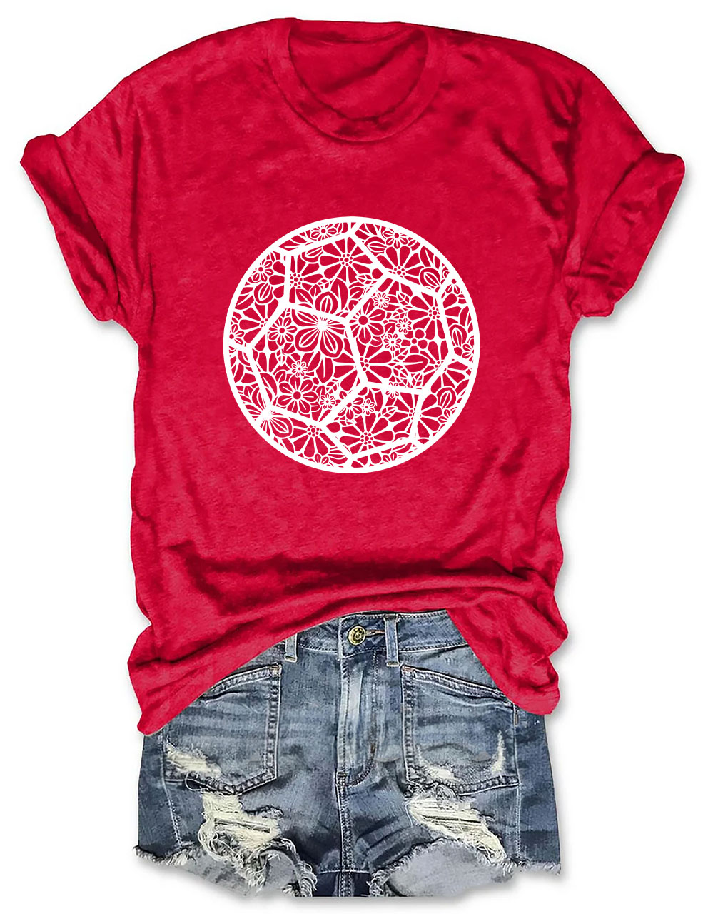 Floral Soccer T-shirt
