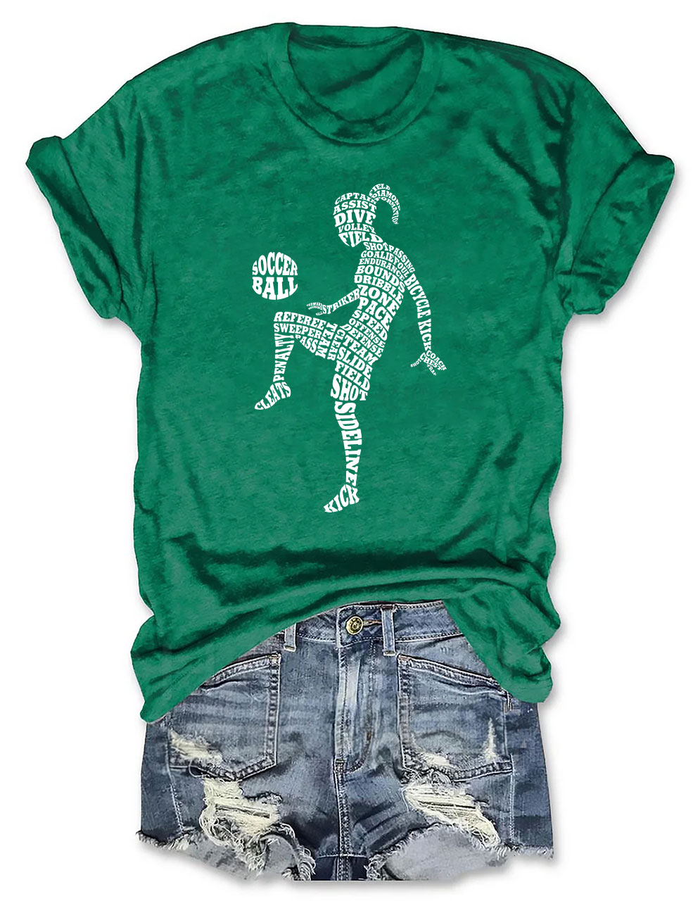 Soccer Player Girls' T-Shirt