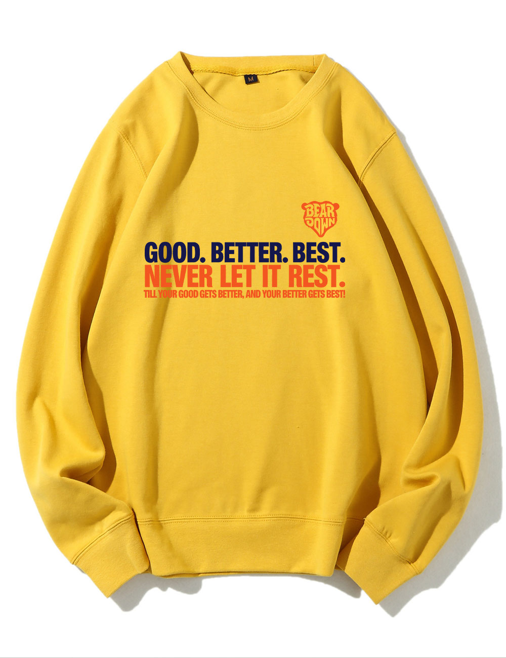 Chicago Football Good Better Best Funny Bears Sweatshirt