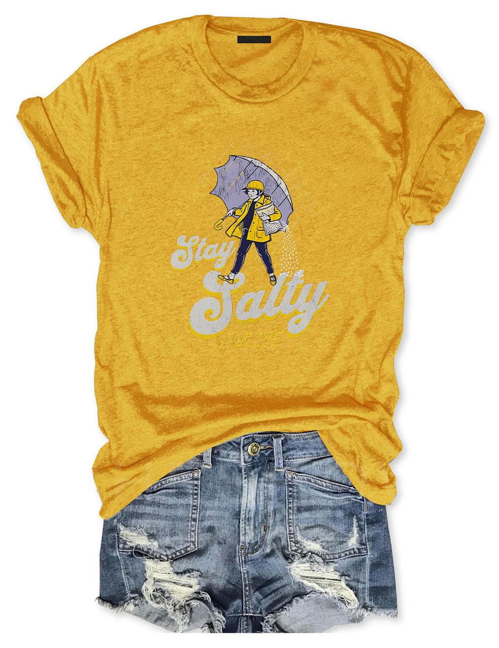 Subtle Anti Ice Stay Salty Protest  T-shirt