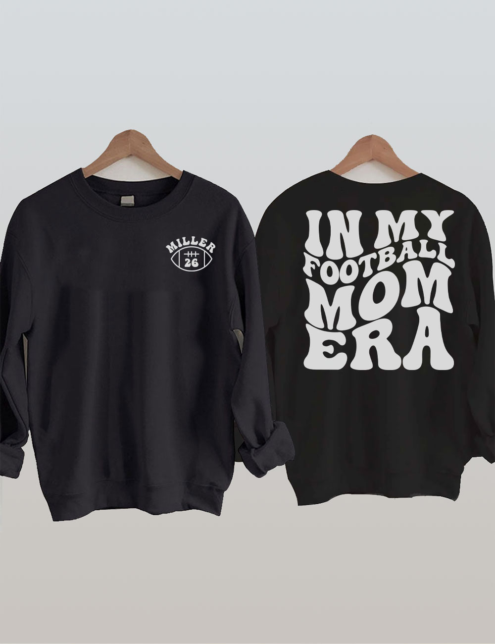 In My Football Mom Era  Custom Sweatshirt