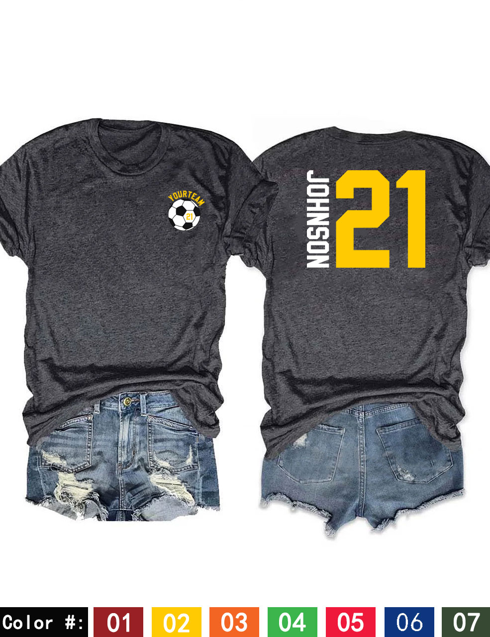 Custom Football T-shirt