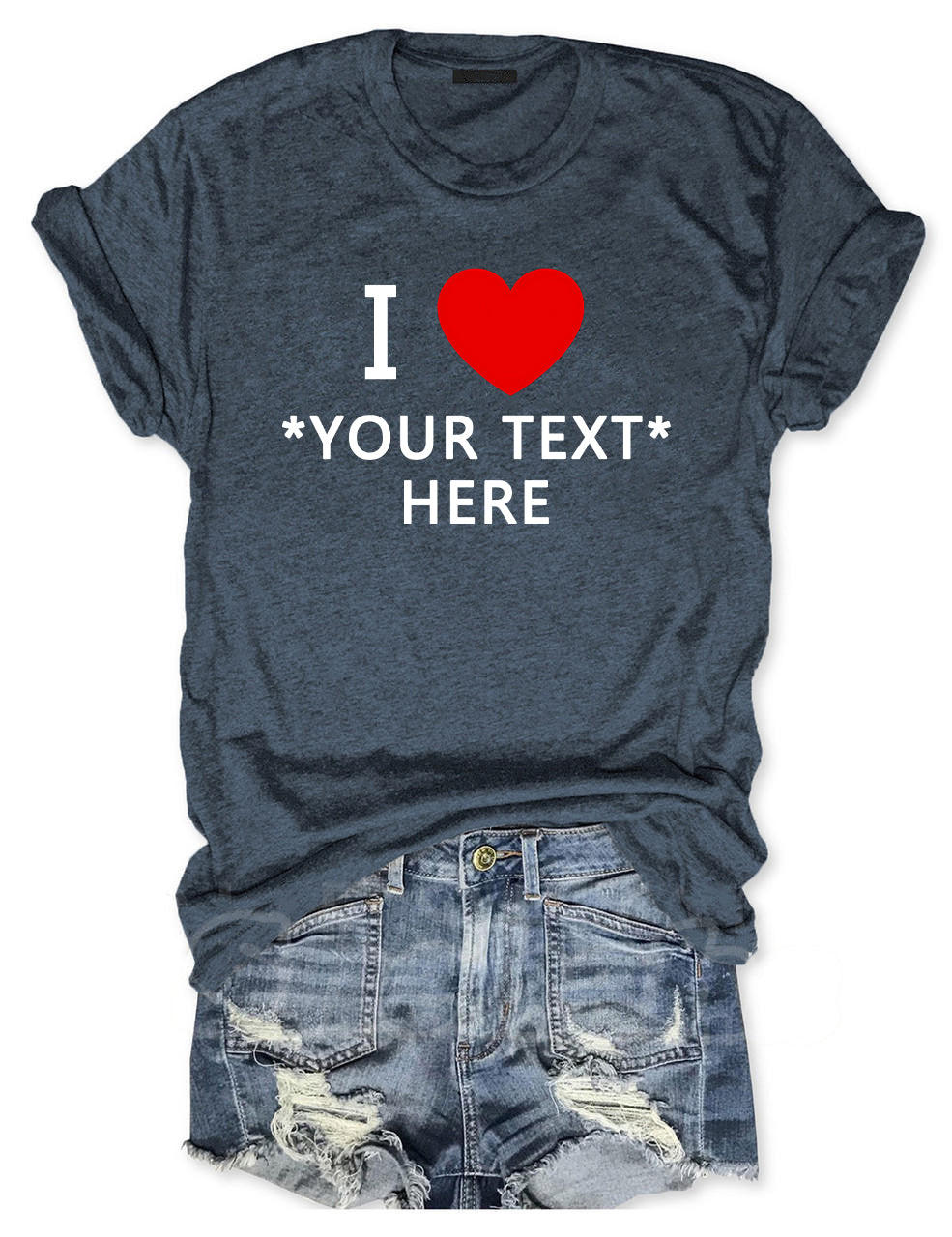 Custom I Heart T-shirt