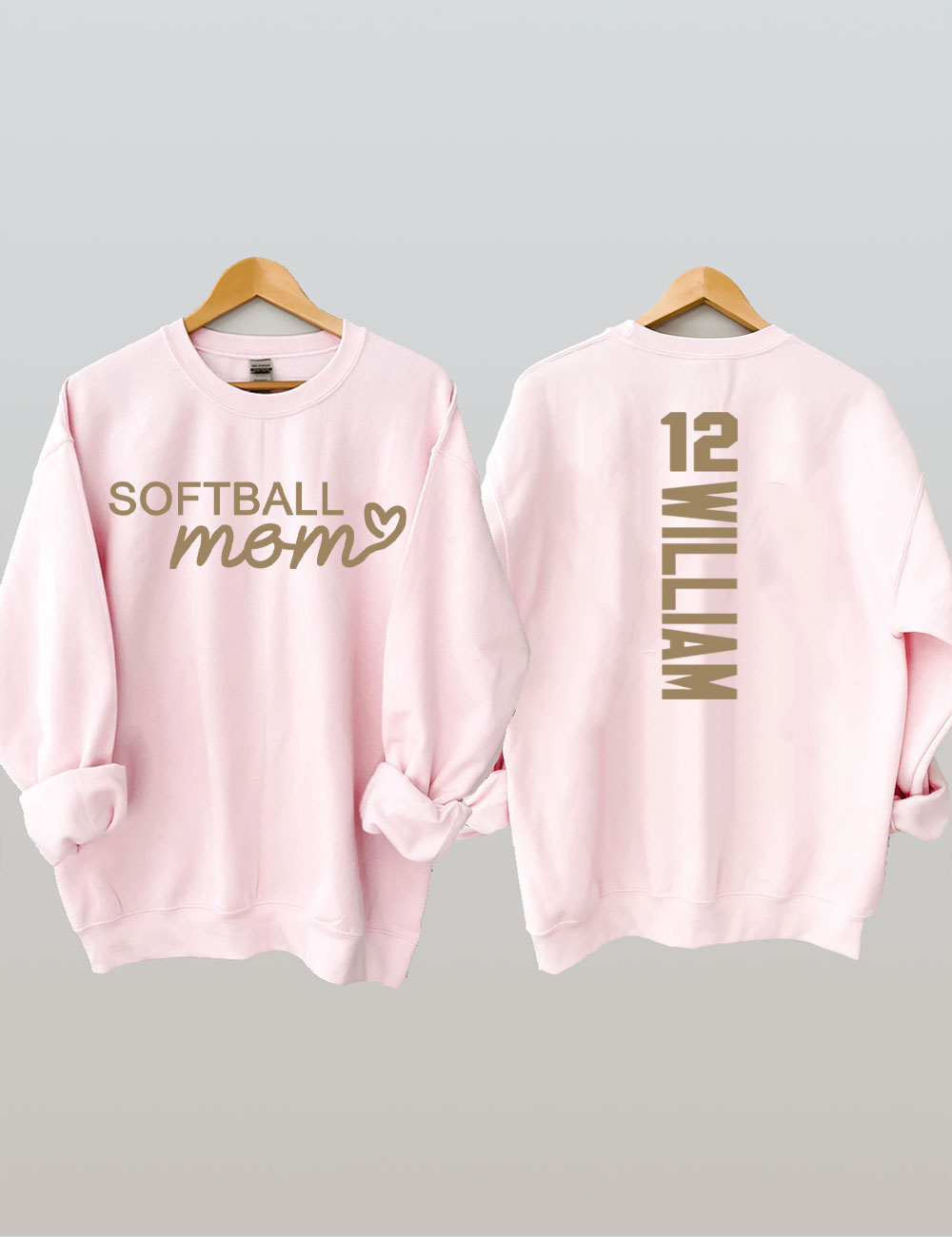 Softball Mom Custom Sweatshirt