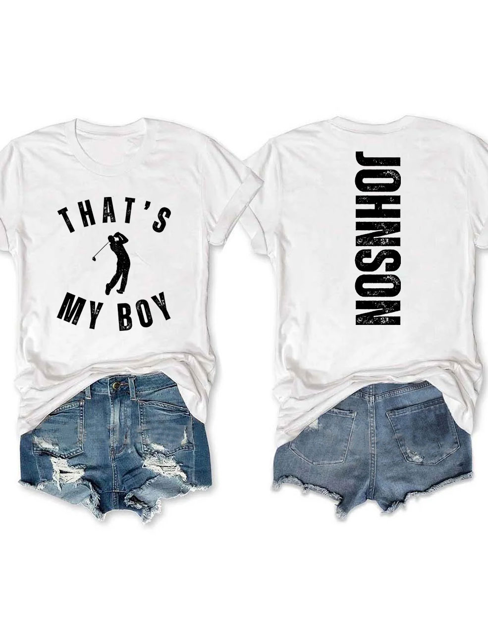 Custom That's My Boy Golf T-shirt