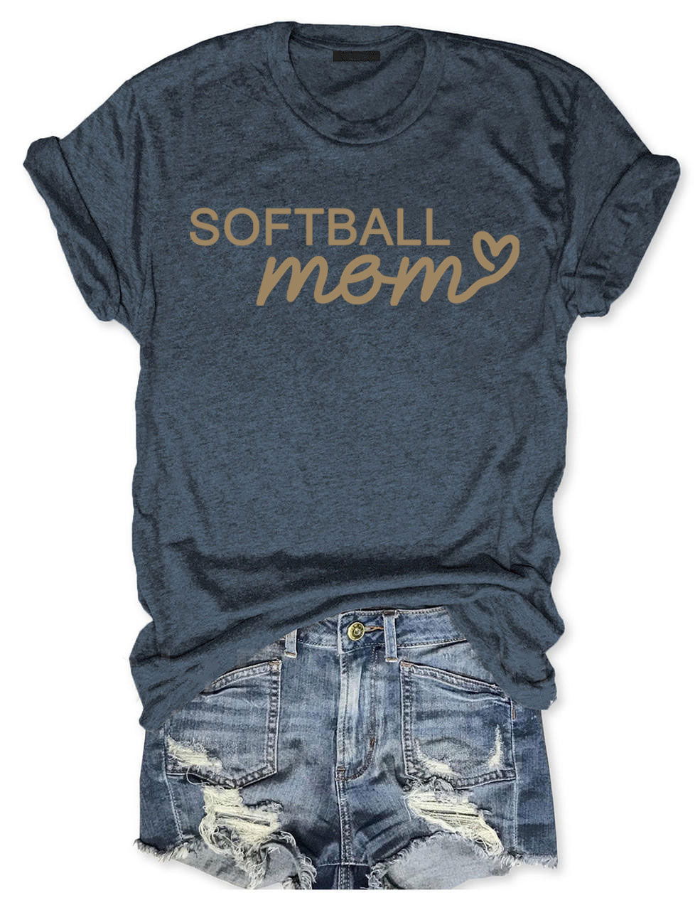 Custom Softball Mom T-Shirt