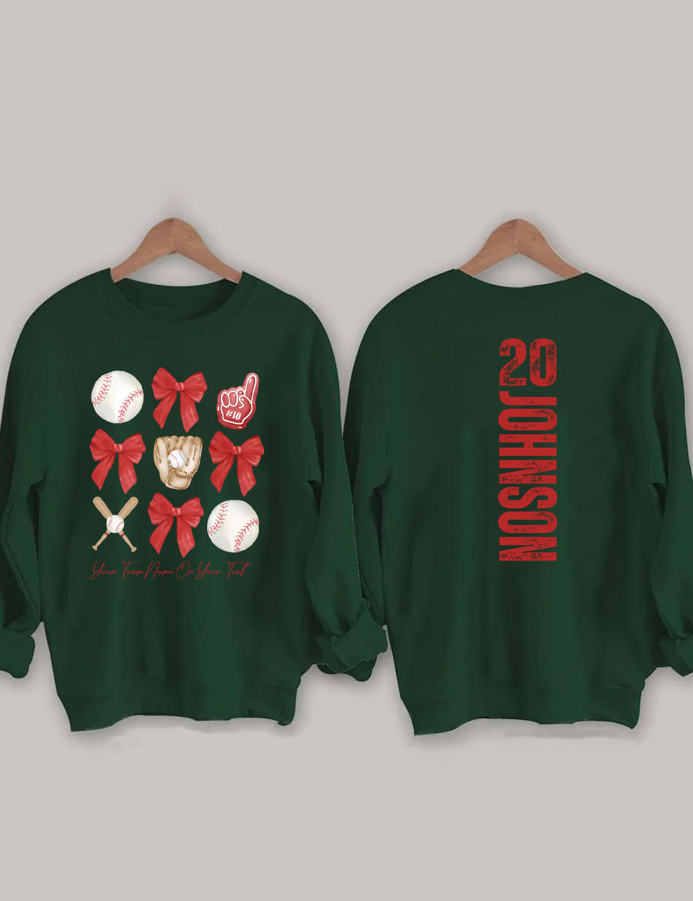 Custom Retro Baseball Sweatshirt