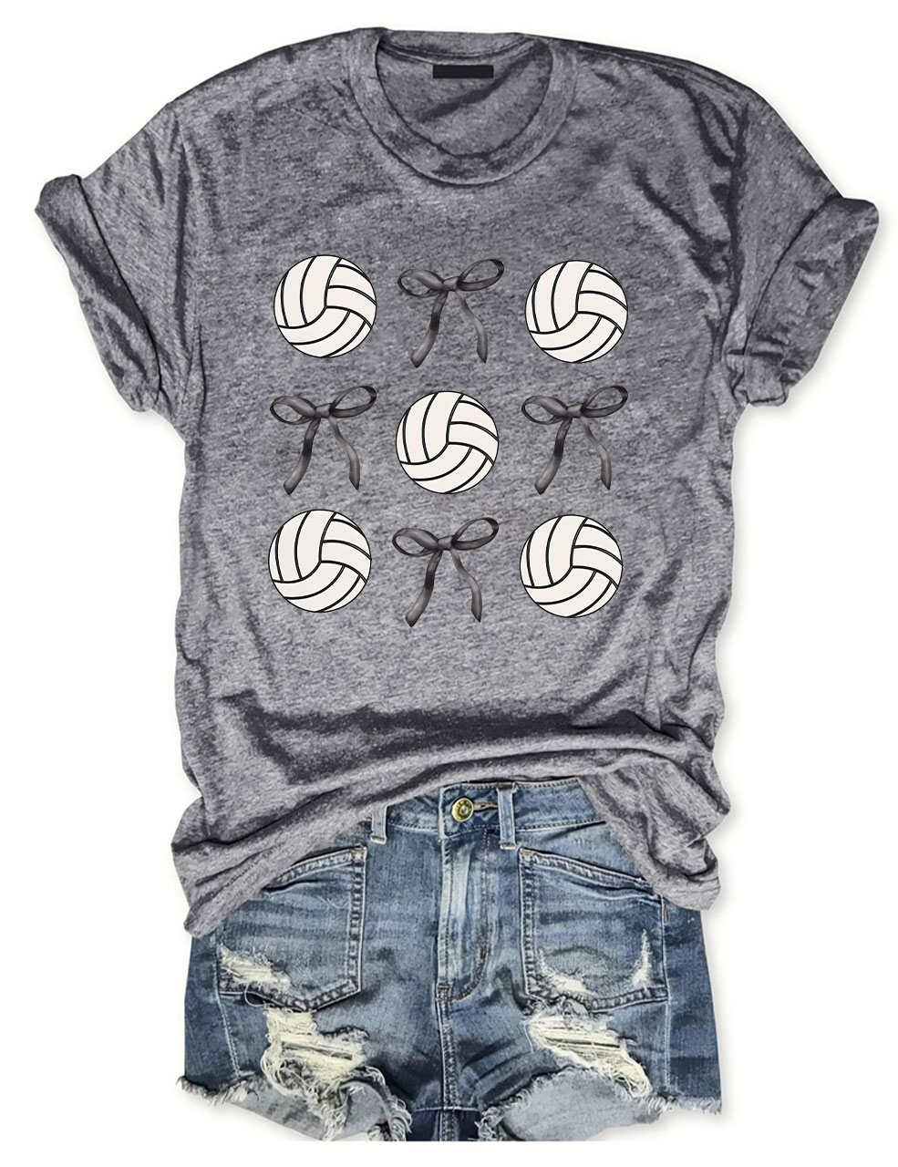 Volleyball Bows T-shirt