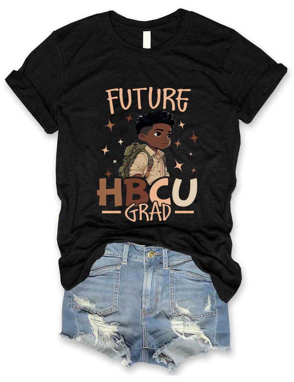 Future HBCU Grad History Black Boy Graduation T-shirt