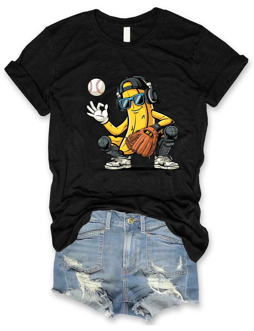 Funny Banana Baseball T-Shirt