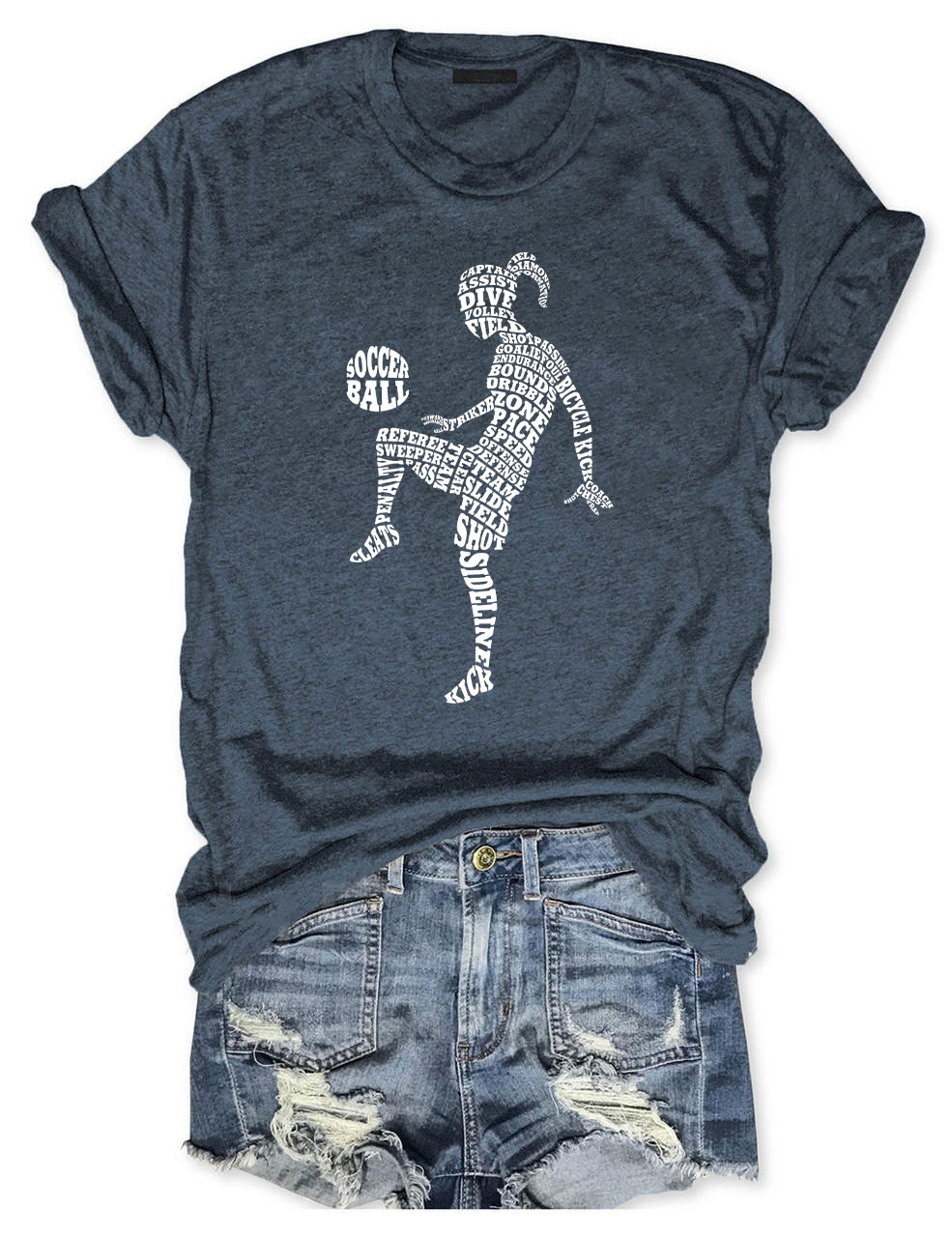 Soccer Player Girls' T-Shirt