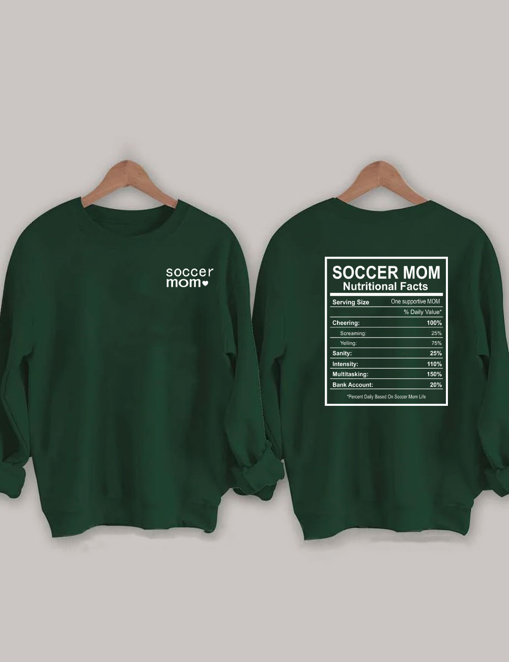 Funny Soccer Mom Facts Sweatshirt