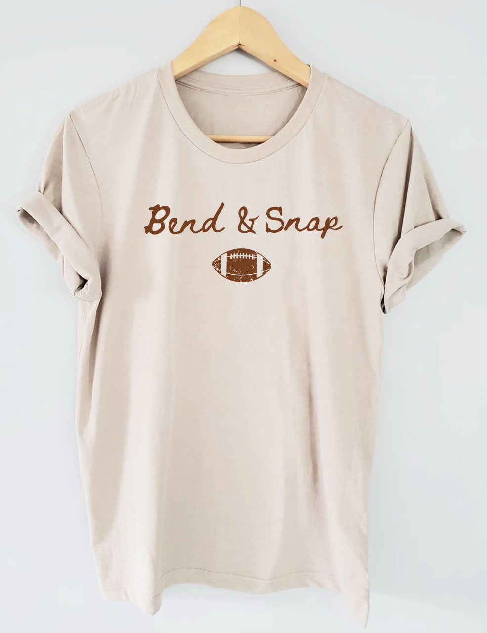 Bend and Snap Funny Football T-shirt