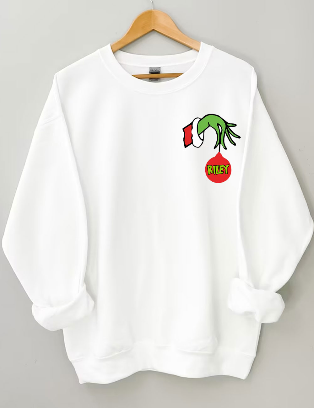 Custom Name Grinch Family Sweatshirt