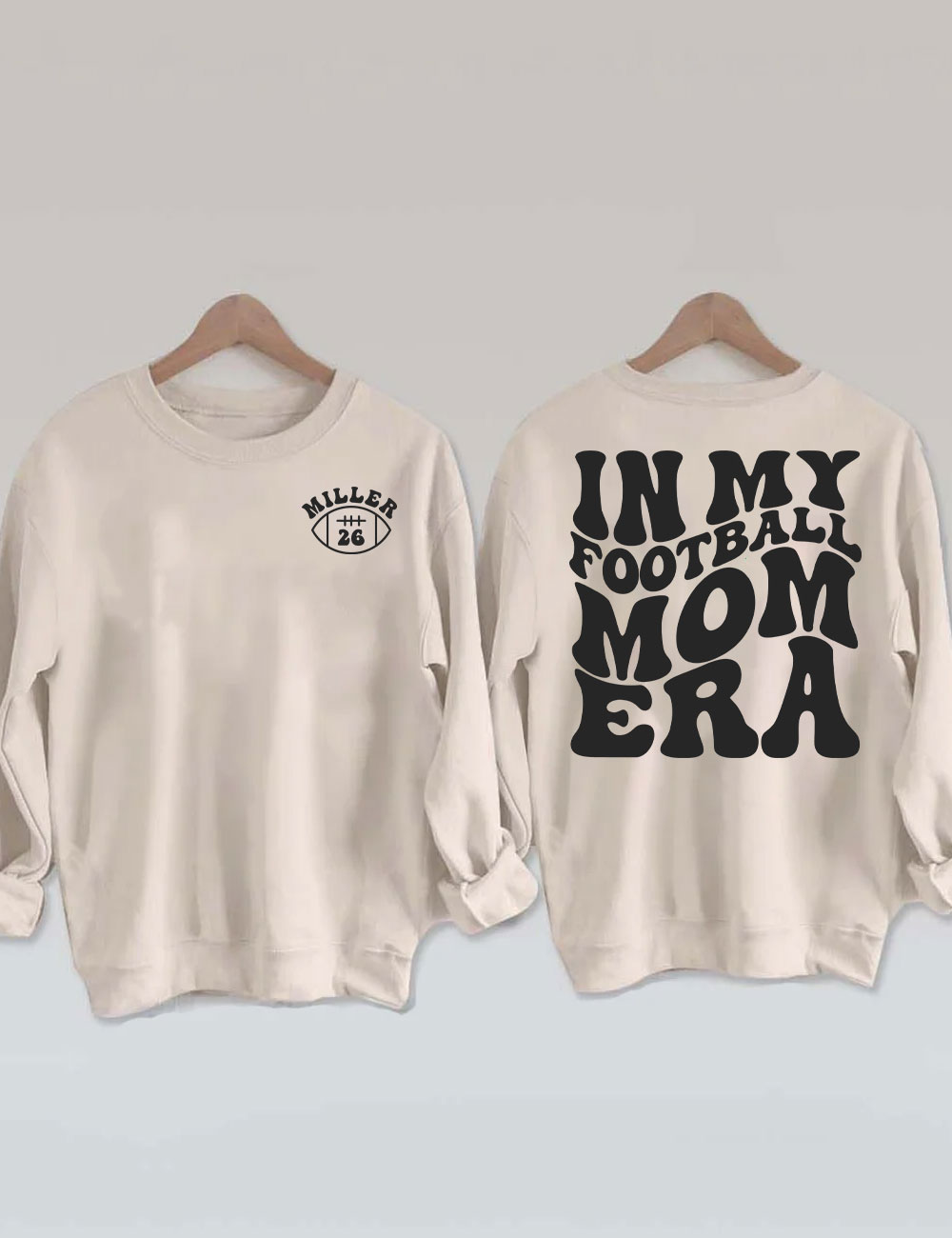In My Football Mom Era  Custom Sweatshirt