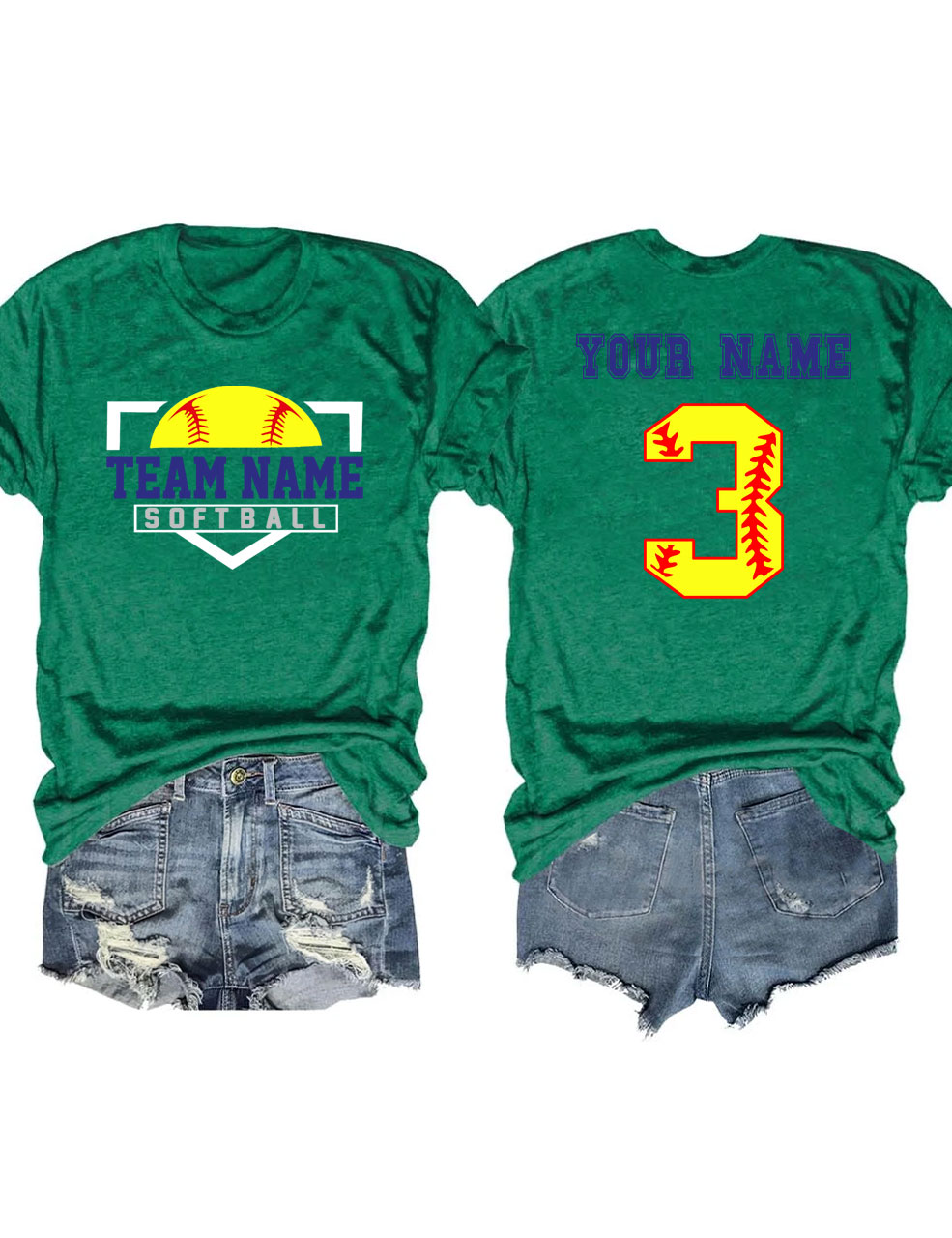 Softball Custom T-shirt