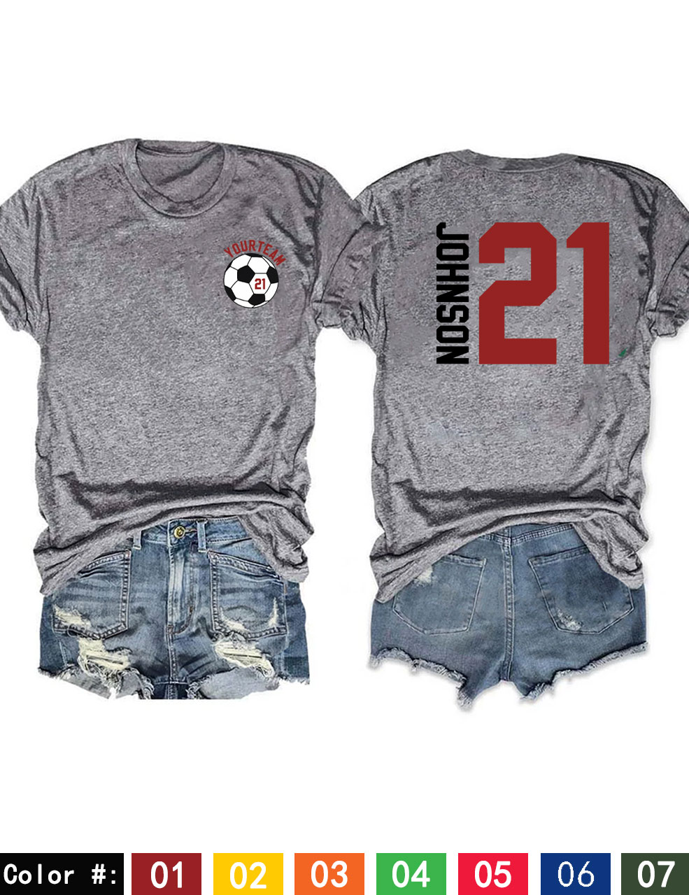 Custom Football T-shirt