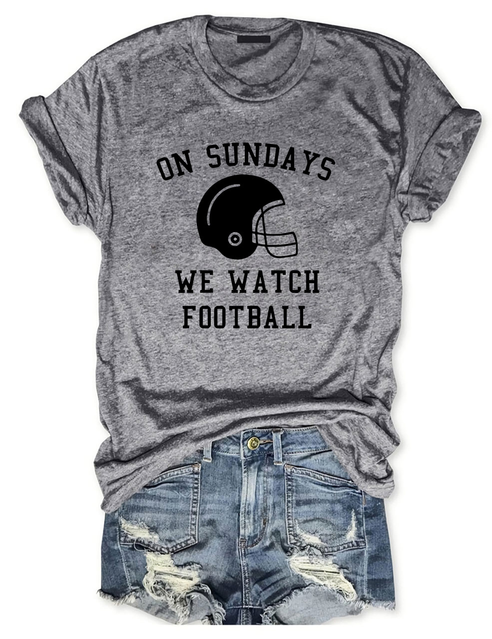 On Sundays We Watch Football T-Shirt
