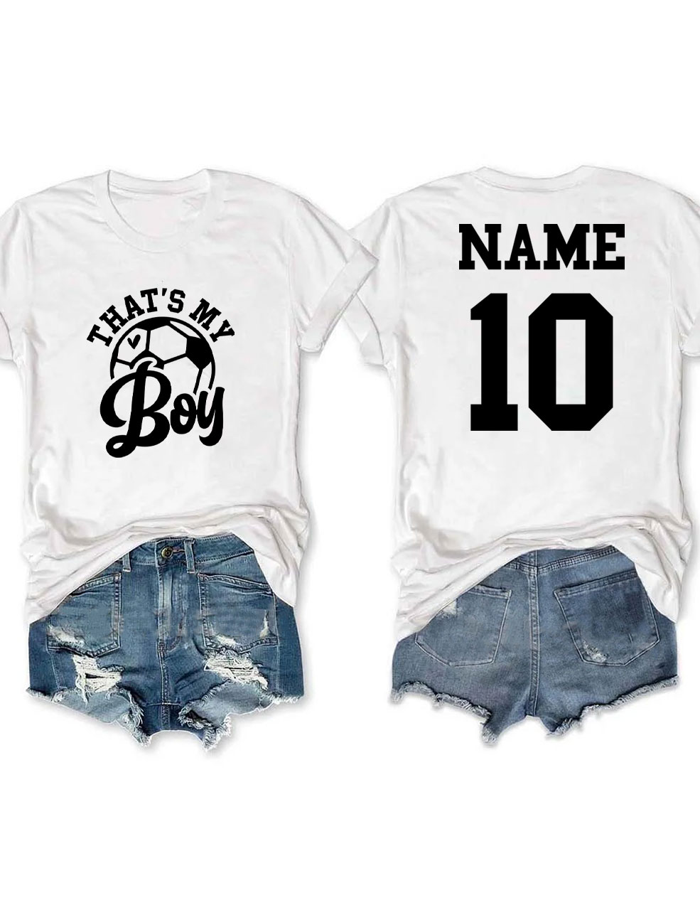 Custom That's My Boy Football T-shirt