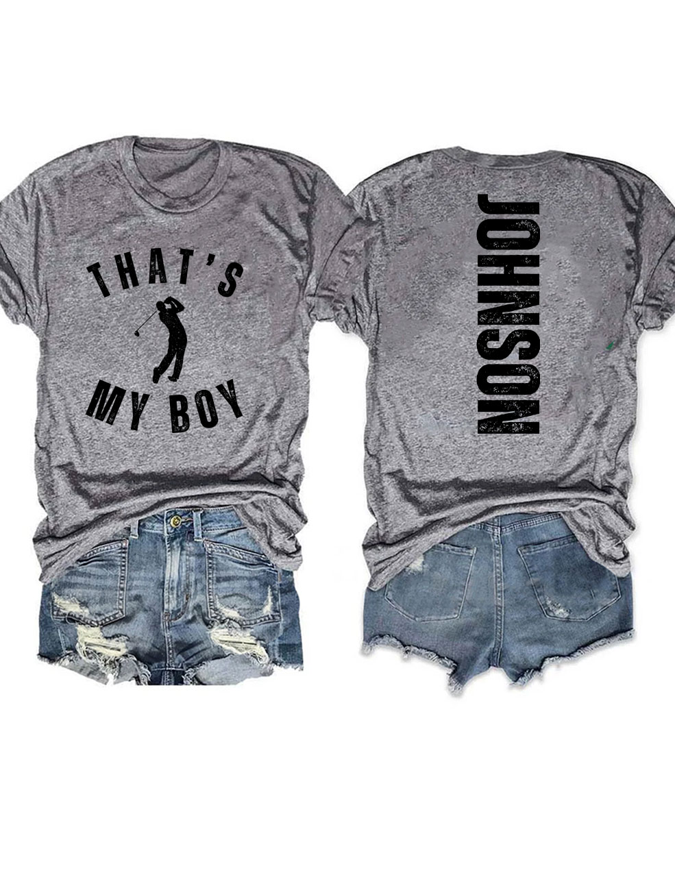 Custom That's My Boy Golf T-shirt