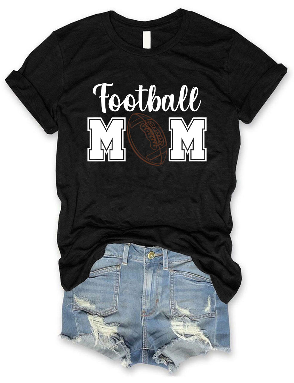 Custom Football Mom T-shirt