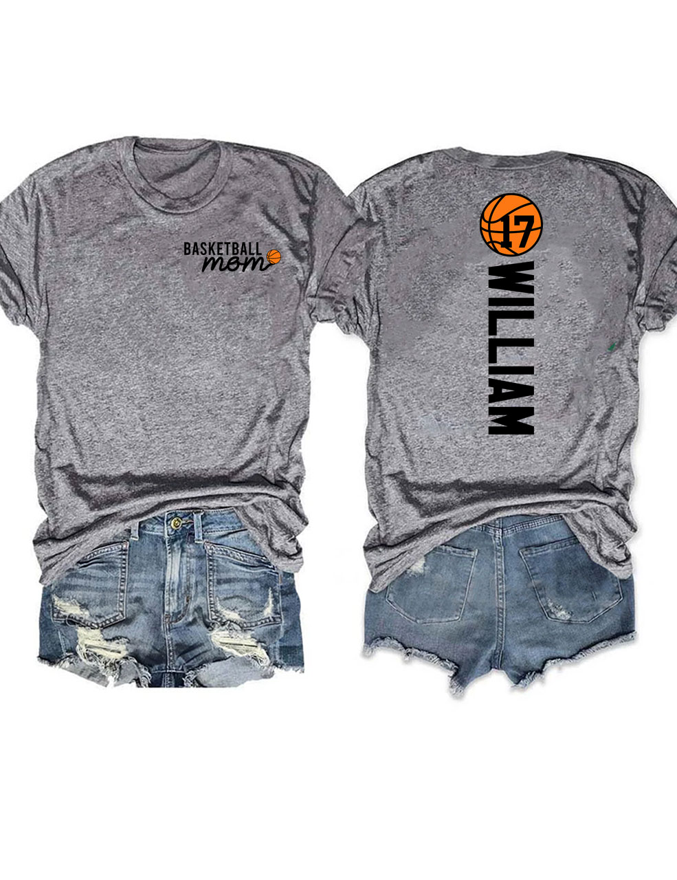 Custom Basketball Mom T-shirt