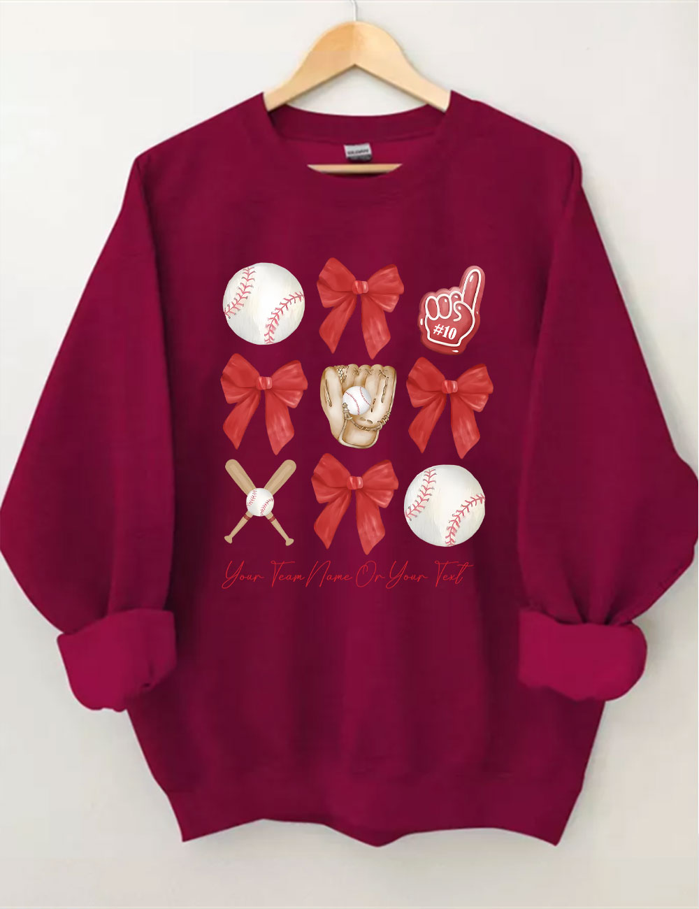 Custom Retro Baseball Sweatshirt