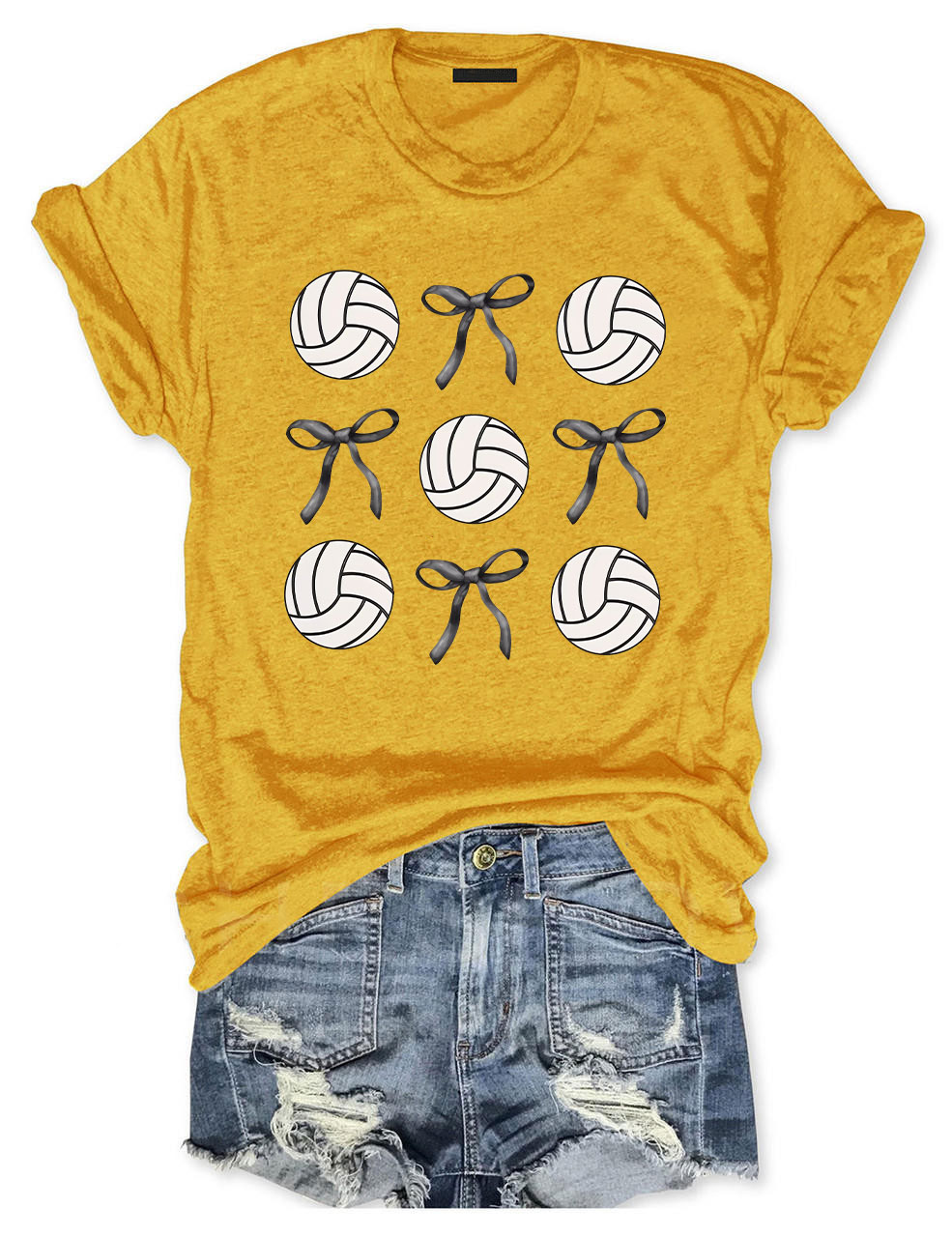 Volleyball Bows T-shirt