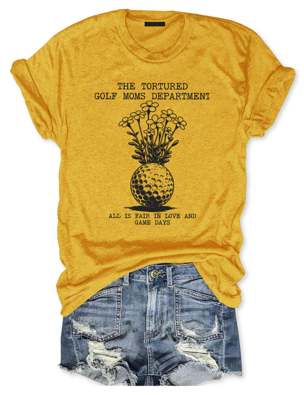 Tortured Golf Moms Department T-shirt
