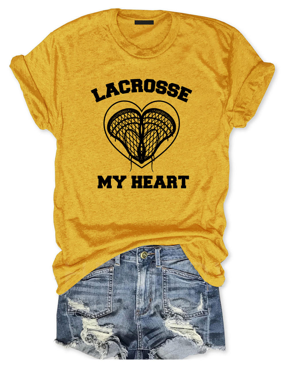 Lacrosse My Heart T-shirt