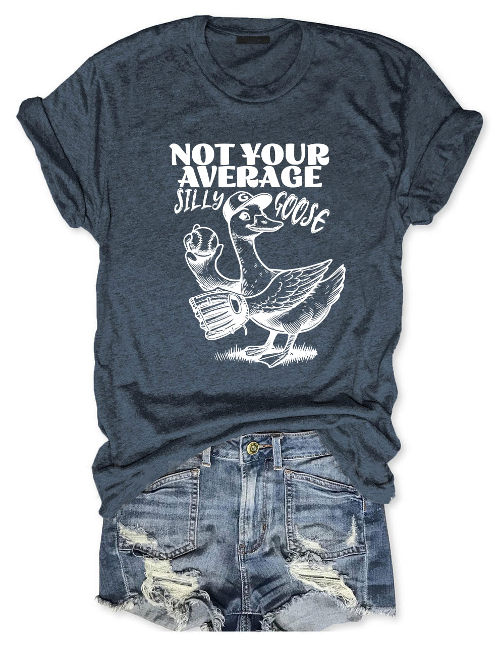 Not Your Average Silly Goose Funny Tennis T-shirt