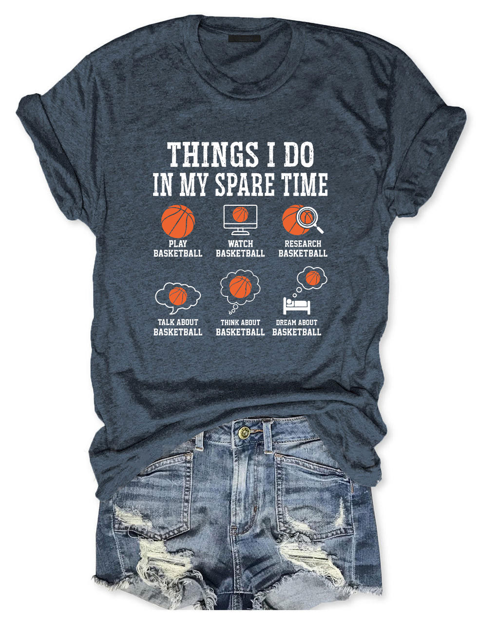 Basketball Things I Do In My Spare Time T-shirt