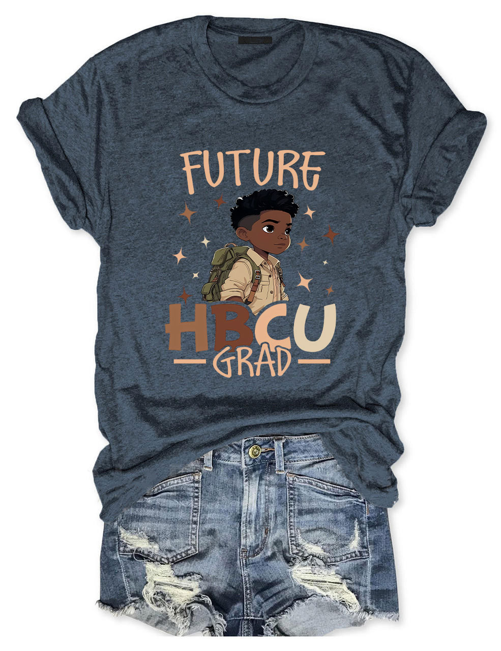 Future HBCU Grad History Black Boy Graduation T-shirt