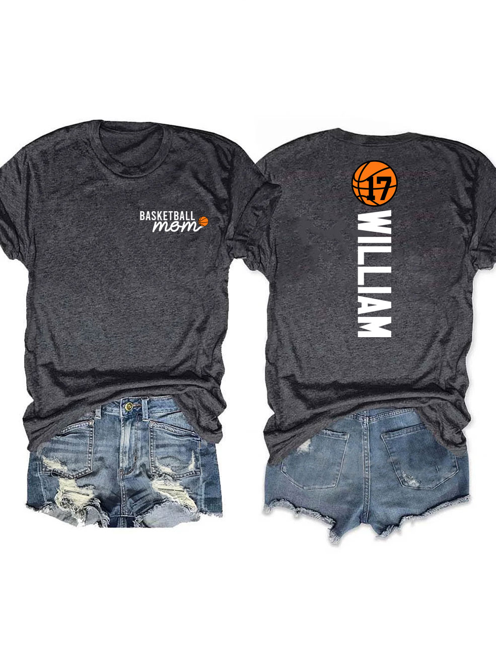 Custom Basketball Mom T-shirt