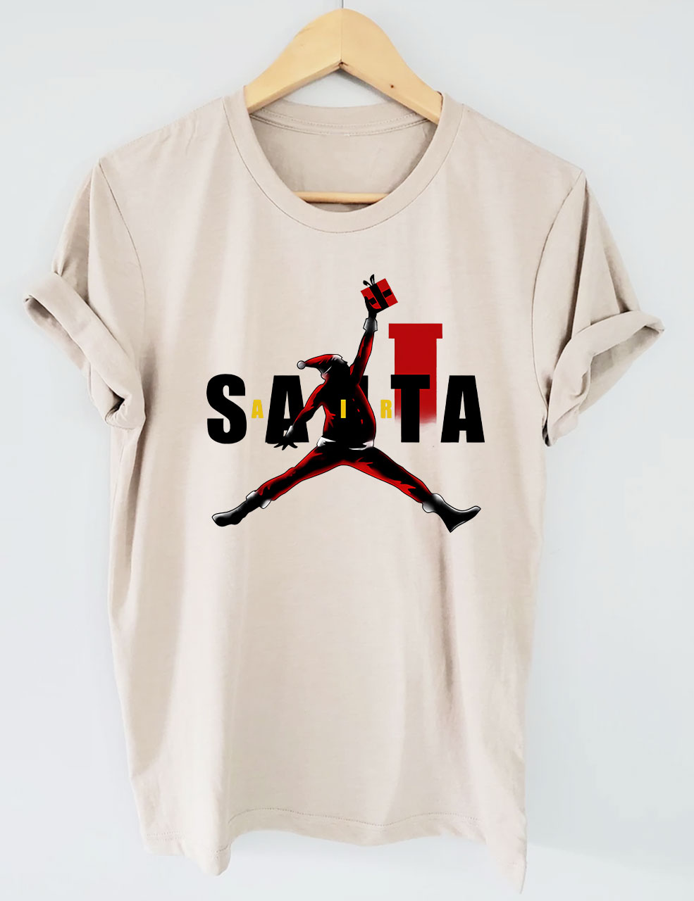 Air Santa Christmas Basketball T-shirt