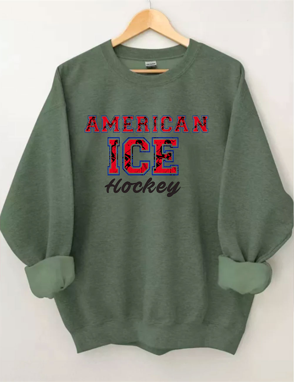 American Ice Hockey Custom Sweatshirt