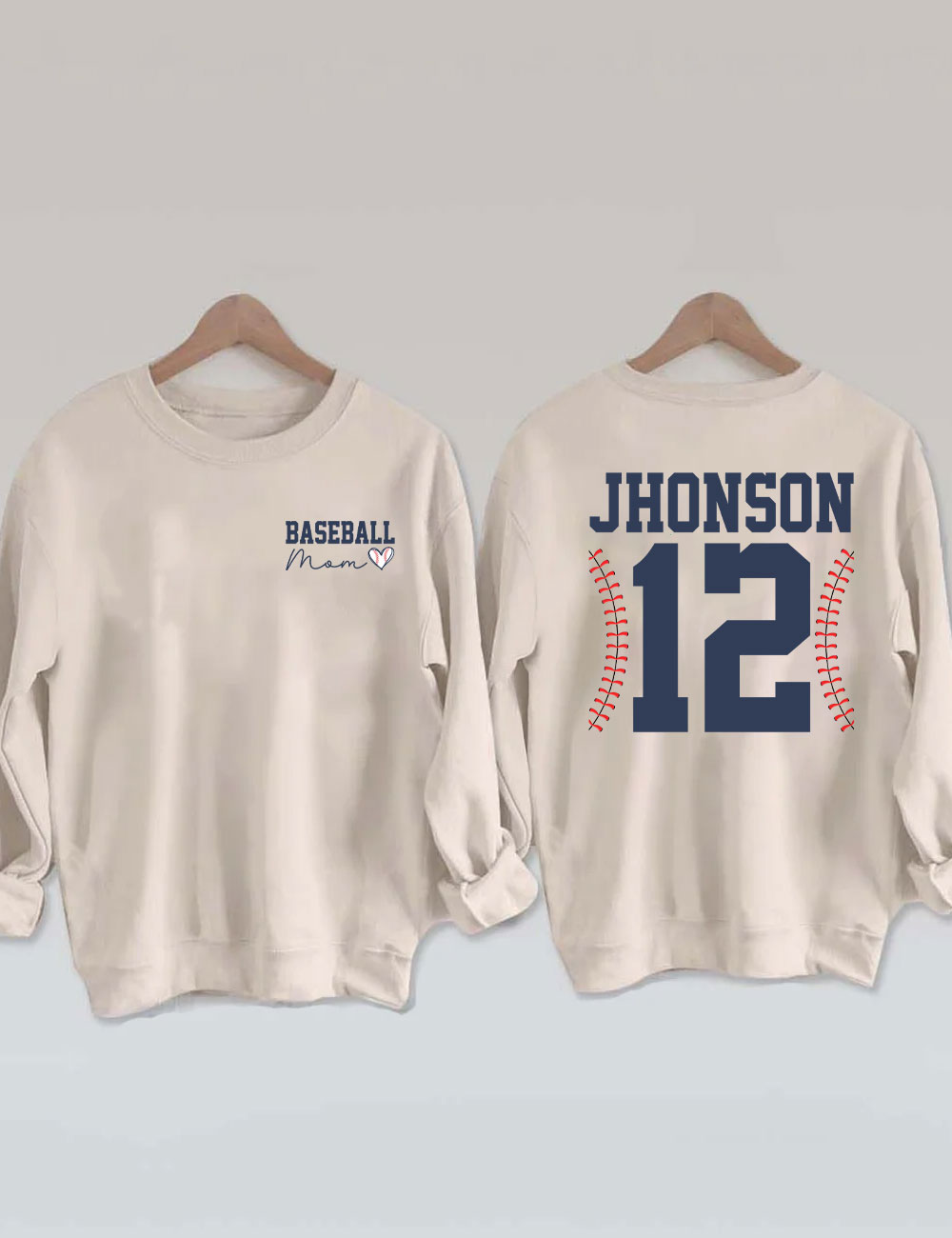 Custom Baseball Mom Sweatshirt