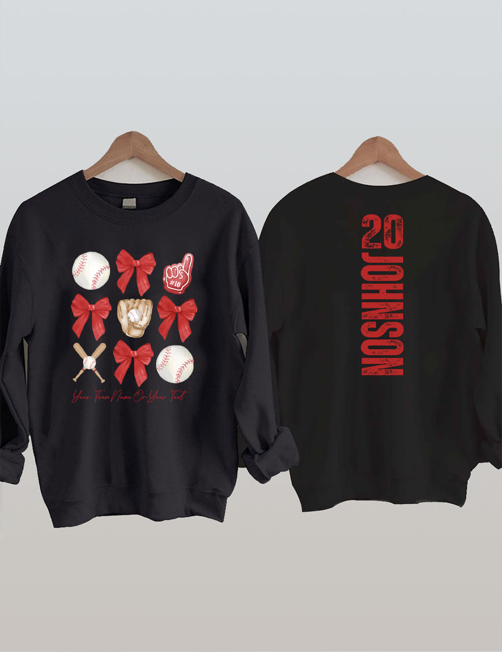 Custom Retro Baseball Sweatshirt