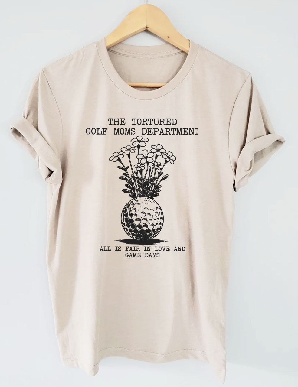 Tortured Golf Moms Department T-shirt