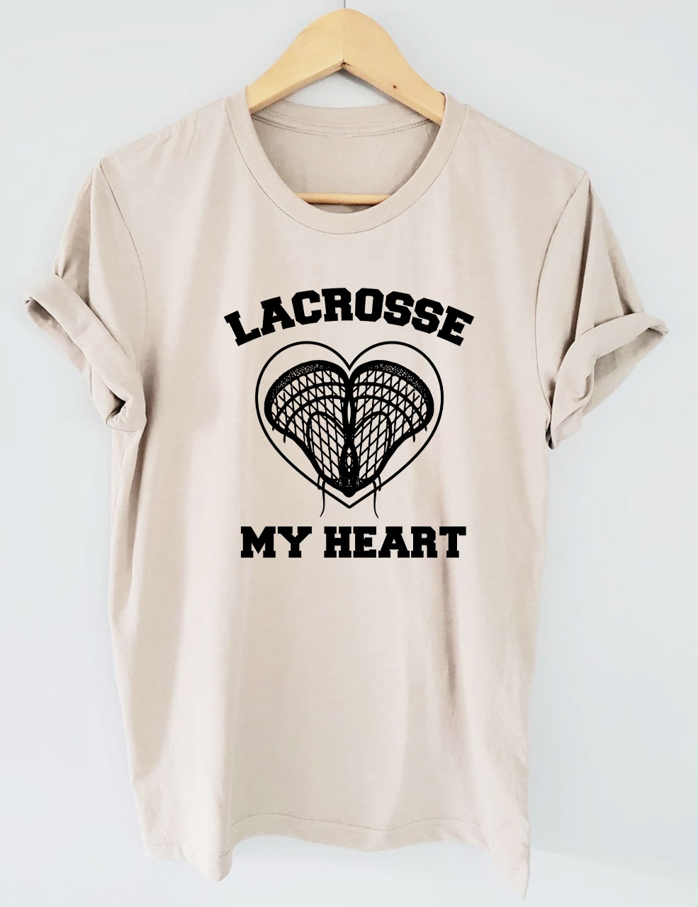 Lacrosse My Heart T-shirt