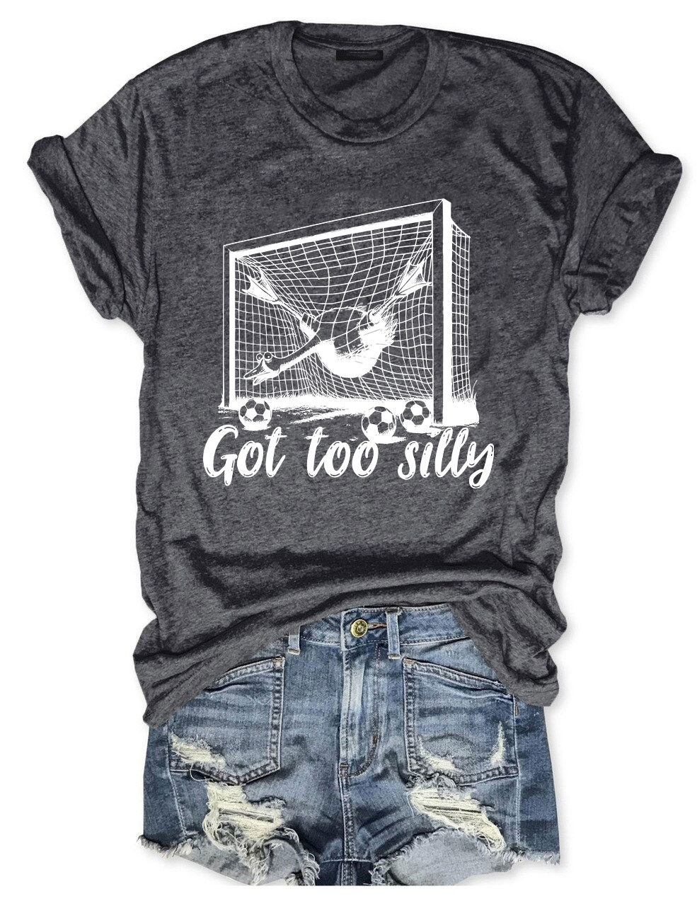 Got Too Silly Goose Funny Soccer T-shirt