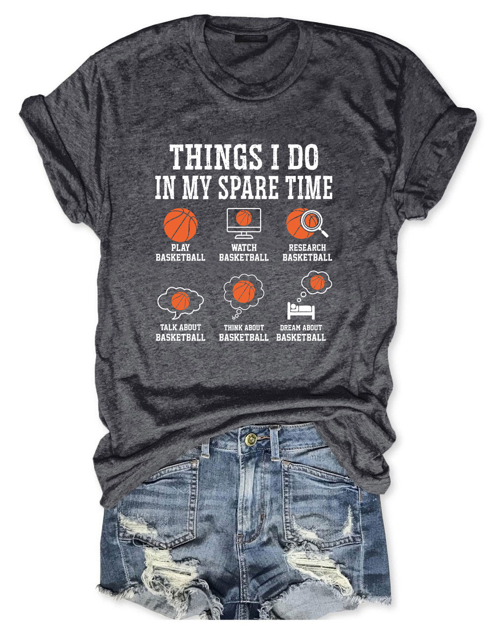 Basketball Things I Do In My Spare Time T-shirt