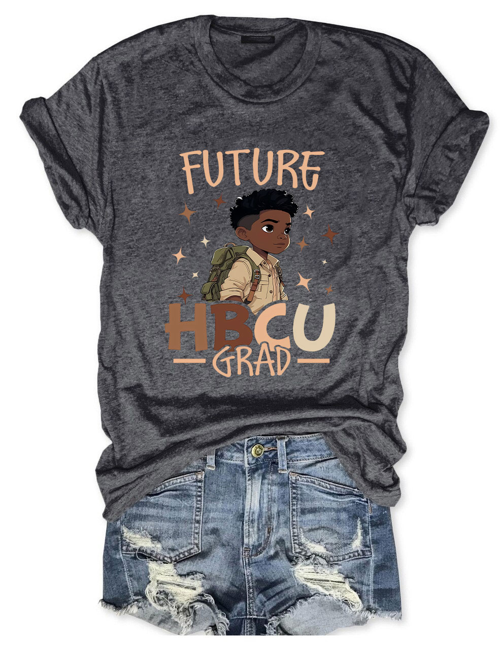 Future HBCU Grad History Black Boy Graduation T-shirt