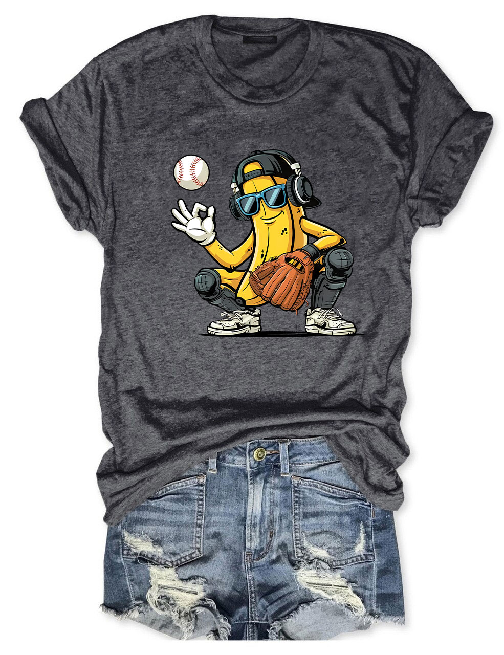 Funny Banana Baseball T-Shirt