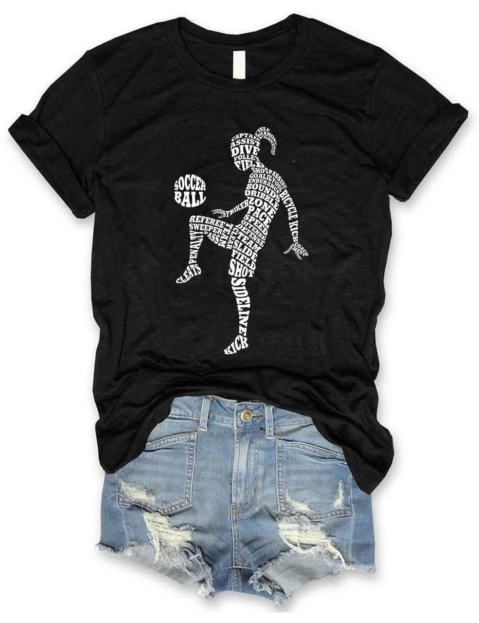 Soccer Player Girls' T-Shirt