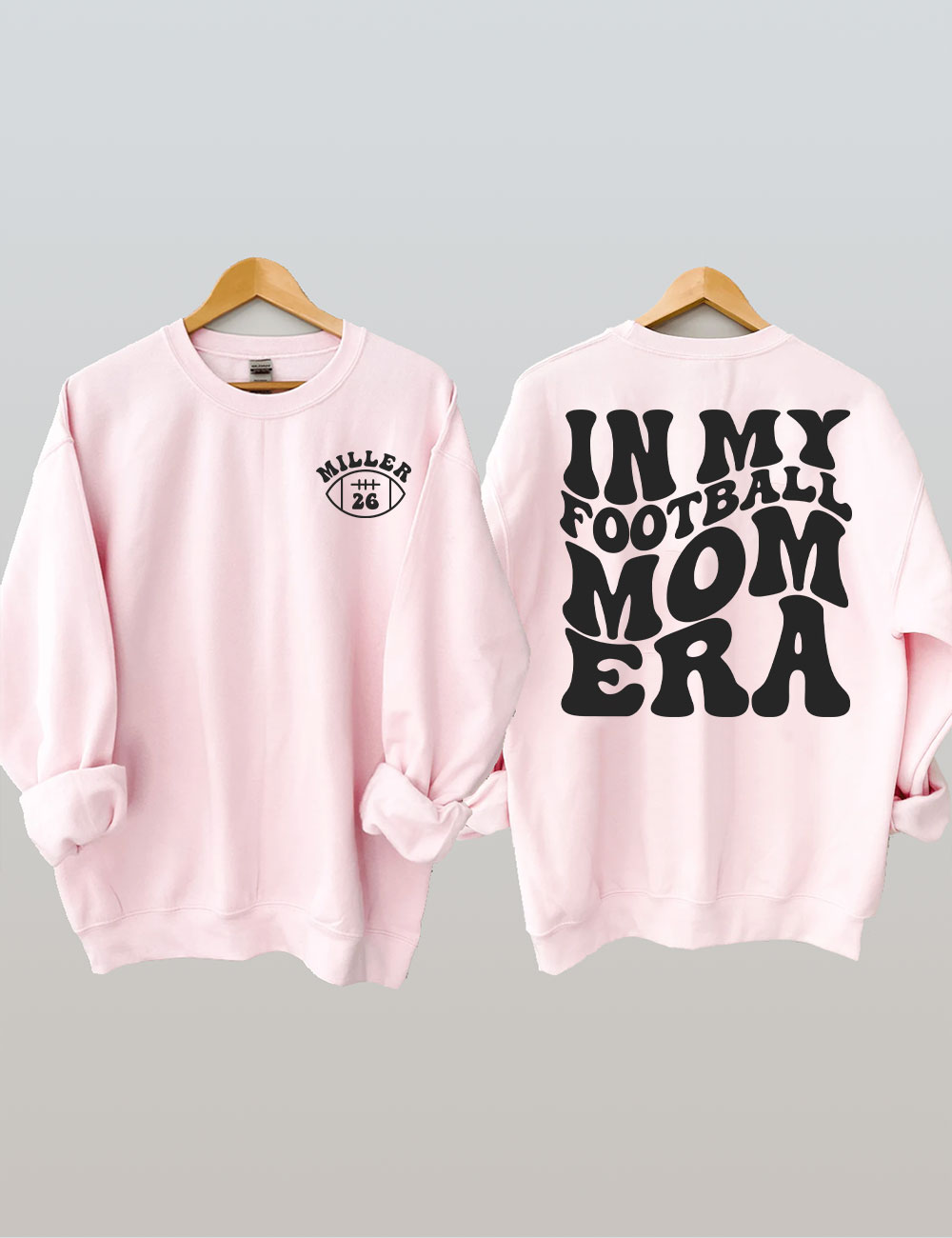 In My Football Mom Era  Custom Sweatshirt